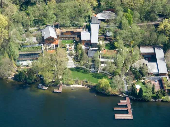fasilitas rumah bill gates 1